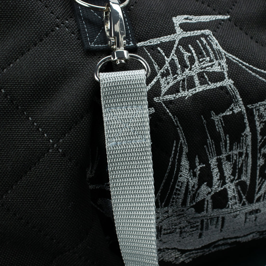 Kugeltasche – praktische Universaltasche mit maritimer Stickerei