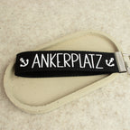 Schlüsselanhänger „ANKERPLATZ“ – handgemachter Schlüsselanhänger