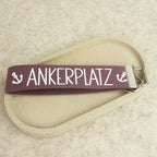 Schlüsselanhänger „ANKERPLATZ“ – handgemachter Schlüsselanhänger