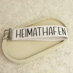 Schlüsselanhänger „HEIMATHAFEN“ – Schrift schwarz