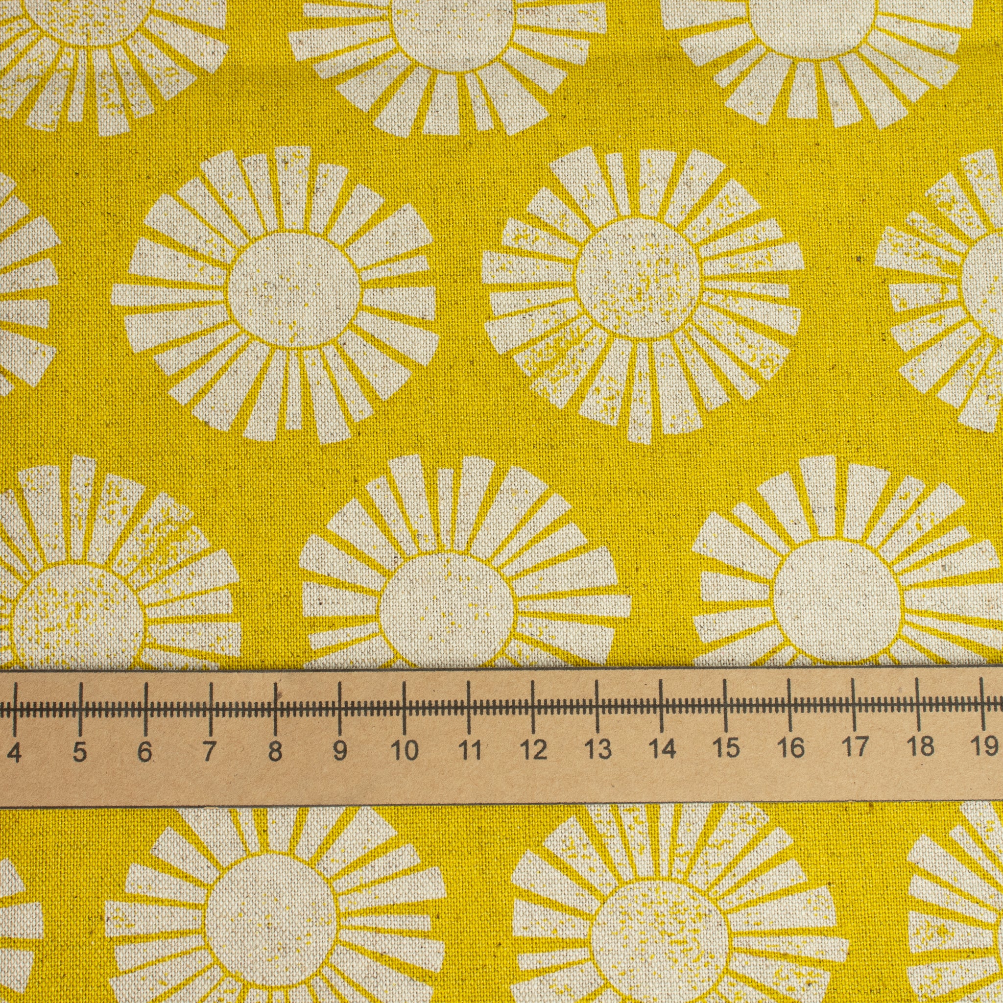 By the Seaside 2 Canvas „Sunshine Golden Unbleached“ – Cotton + Steel x Loes van Oosten