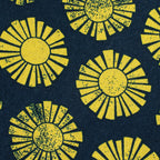 By the Seaside 2 Canvas „Sunshine Navy Unbleached“ – Cotton + Steel x Loes van Oosten - Sabinzi - Aus Stoffliebe wird Lieblingsstück