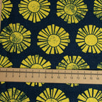 By the Seaside 2 Canvas „Sunshine Navy Unbleached“ – Cotton + Steel x Loes van Oosten - Sabinzi - Aus Stoffliebe wird Lieblingsstück