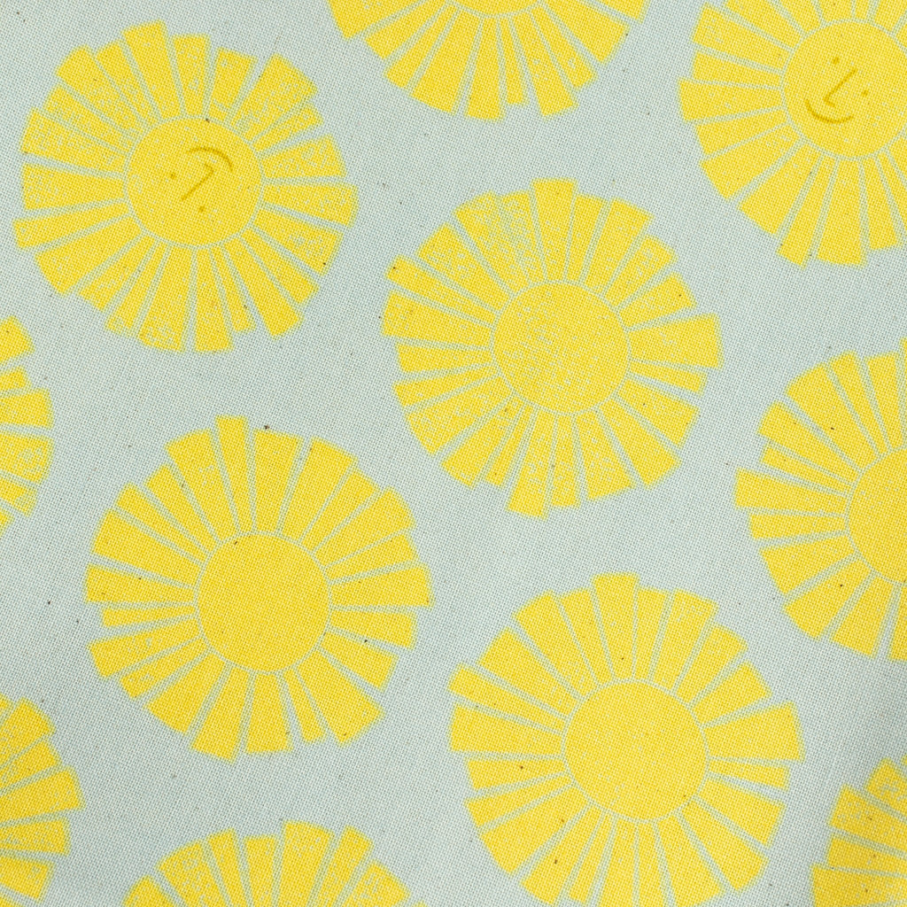 By the Seaside 2 Baumwollstoff „Sunshine Sky Blue Unbleached“ – Cotton + Steel x Loes van Oosten - Sabinzi - Aus Stoffliebe wird Lieblingsstück