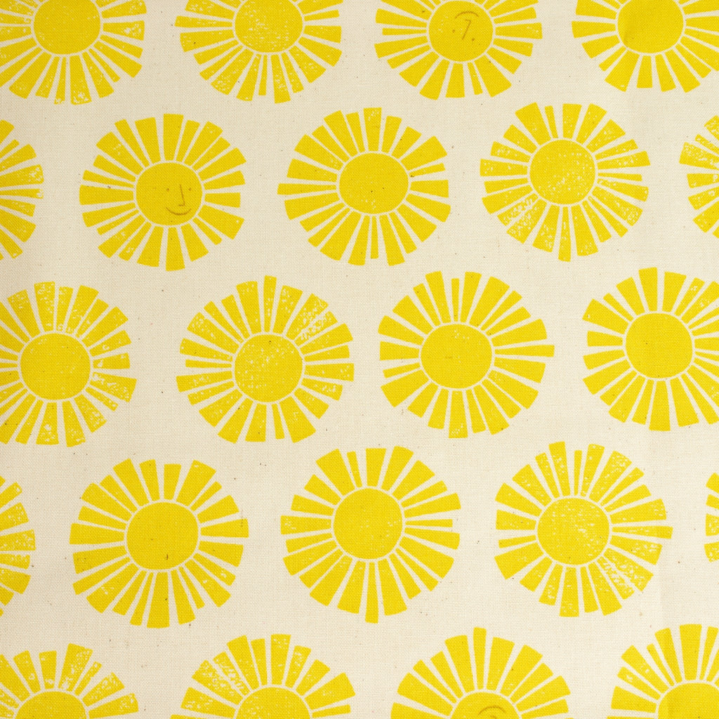 By the Seaside 2 Baumwollstoff „Sunshine Yellow Unbleached“ – Cotton + Steel x Loes van Oosten - Sabinzi - Aus Stoffliebe wird Lieblingsstück