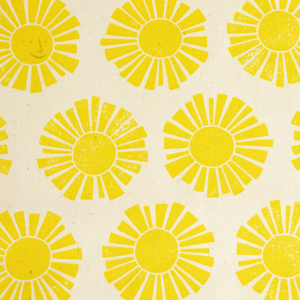 By the Seaside 2 Baumwollstoff „Sunshine Yellow Unbleached“ – Cotton + Steel x Loes van Oosten - Sabinzi - Aus Stoffliebe wird Lieblingsstück
