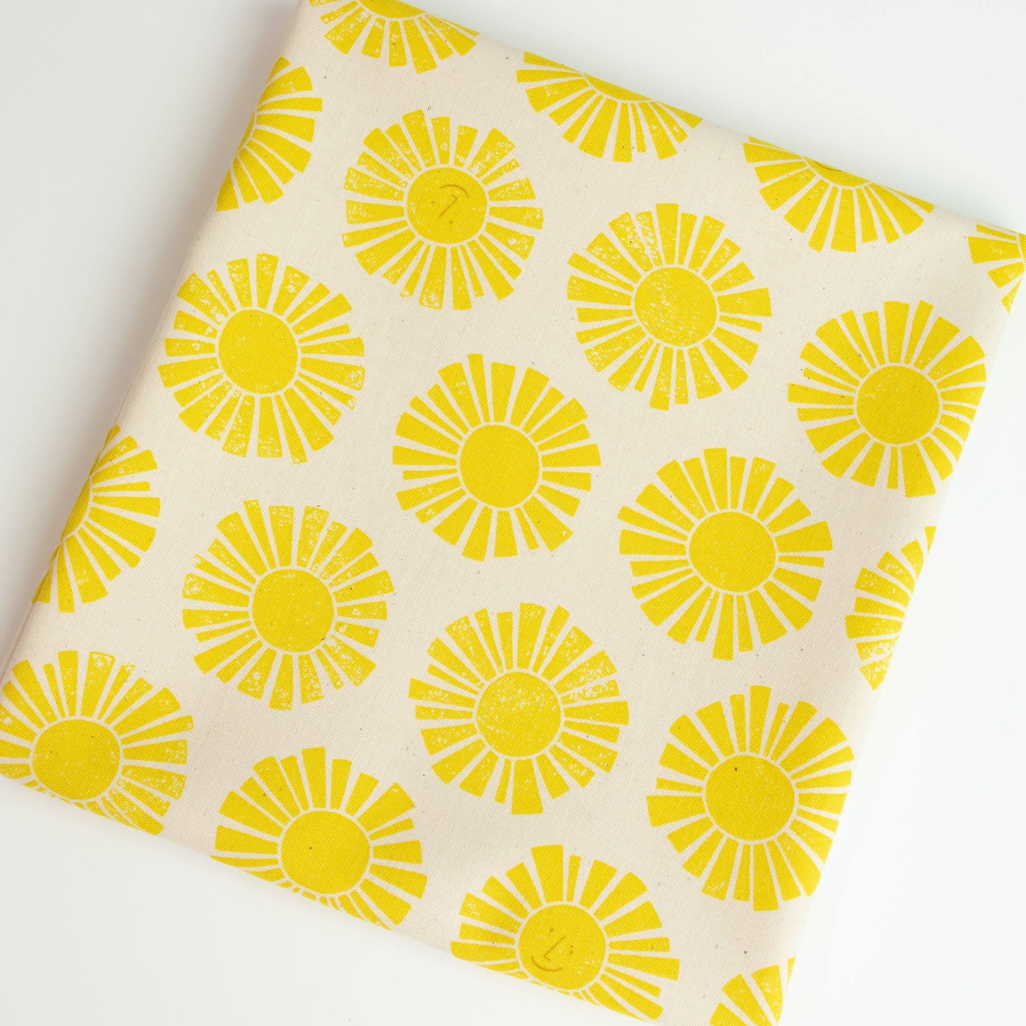 By the Seaside 2 Baumwollstoff „Sunshine Yellow Unbleached“ – Cotton + Steel x Loes van Oosten