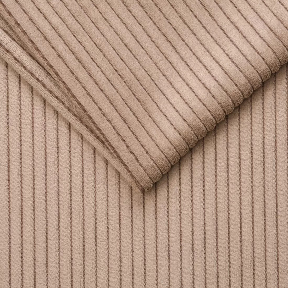 Polsterstoff Zoom Toffee – breiter Cord von Adlico Textile
