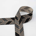 Gurtband doppelseitig gewebt Chevron – 50 mm, modern & stabil (verschiedene Farben)