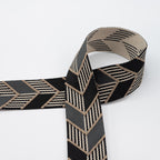 Gurtband doppelseitig gewebt Chevron – 50 mm, modern & stabil (verschiedene Farben)