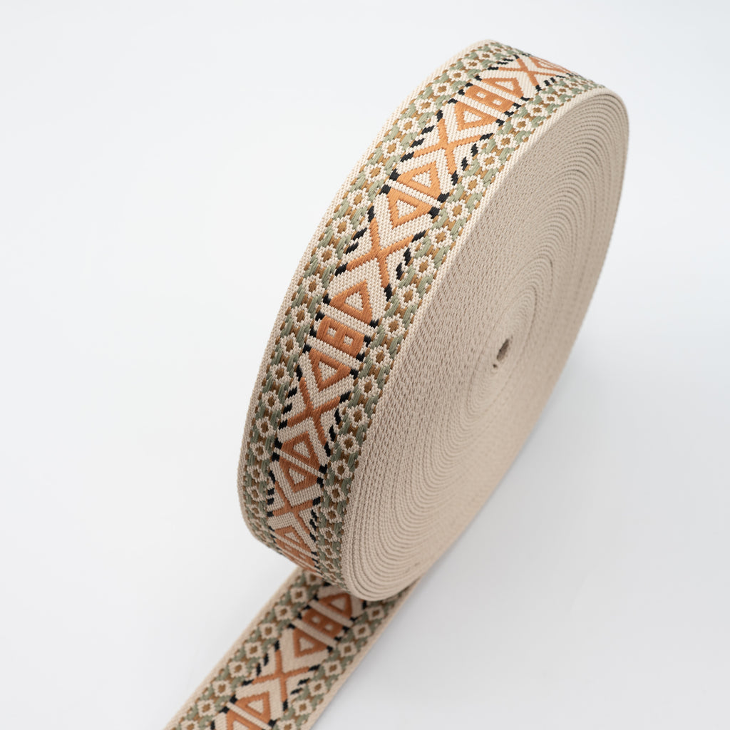Gurtband doppelseitig gewebt Ethno – 50 mm, dekorativ & stabil (verschiedene Farben)